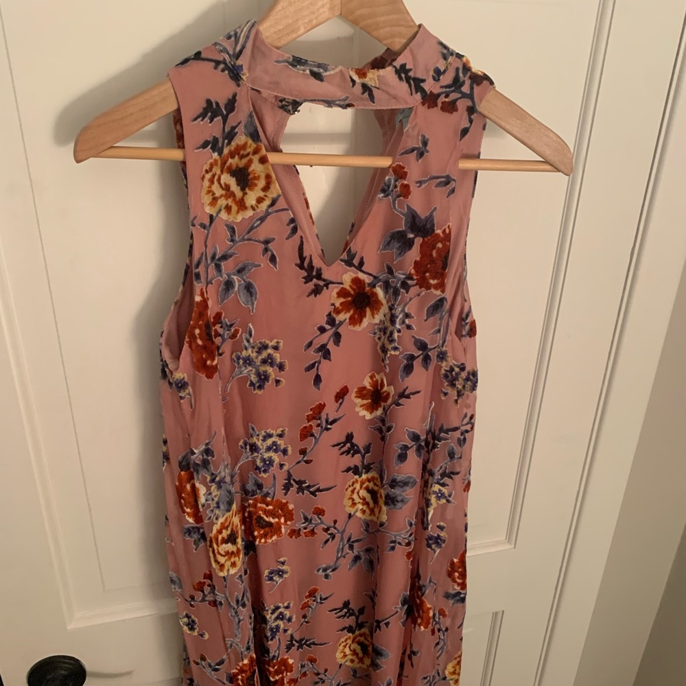 Nordstrom pink textured dress